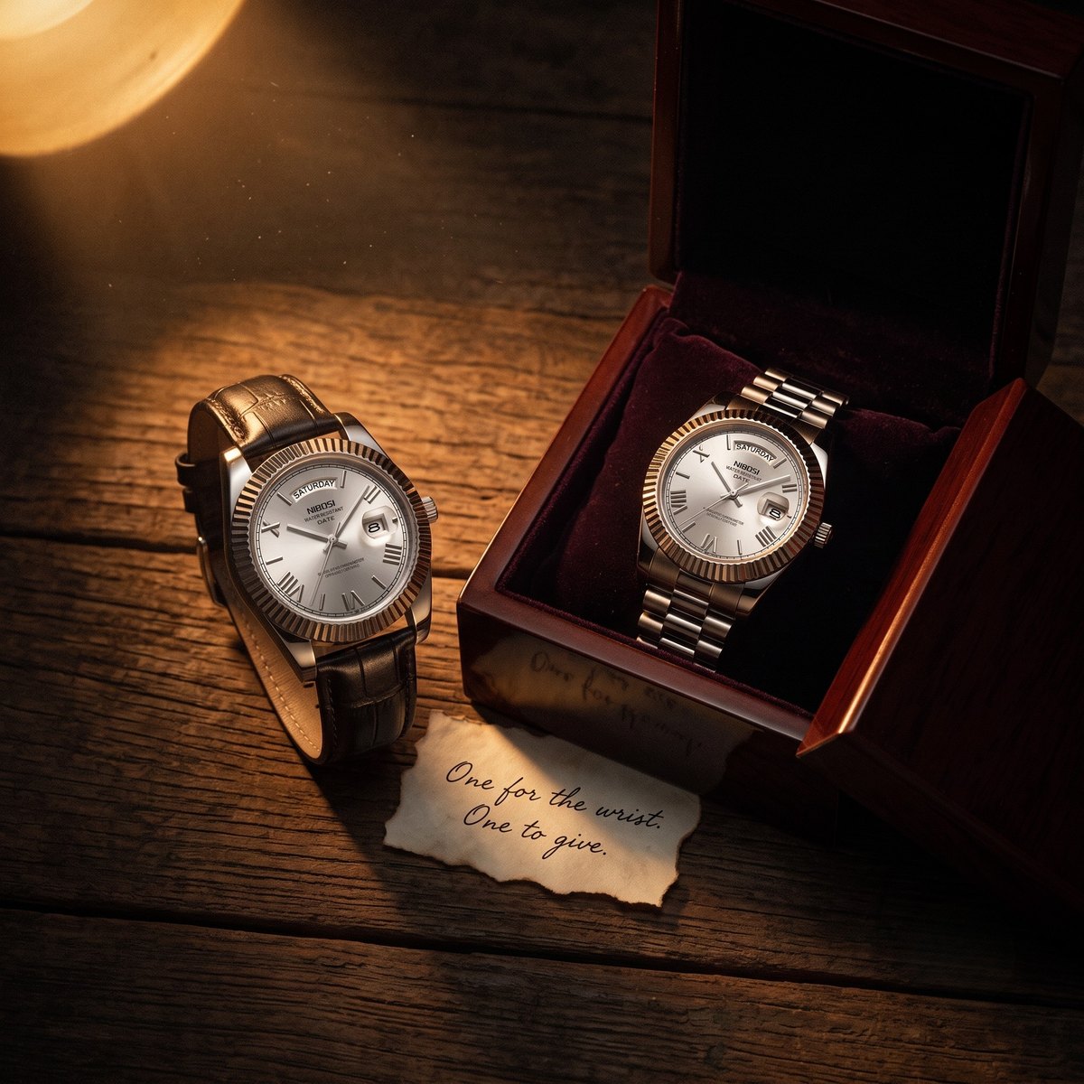 He never discounted a single watch.